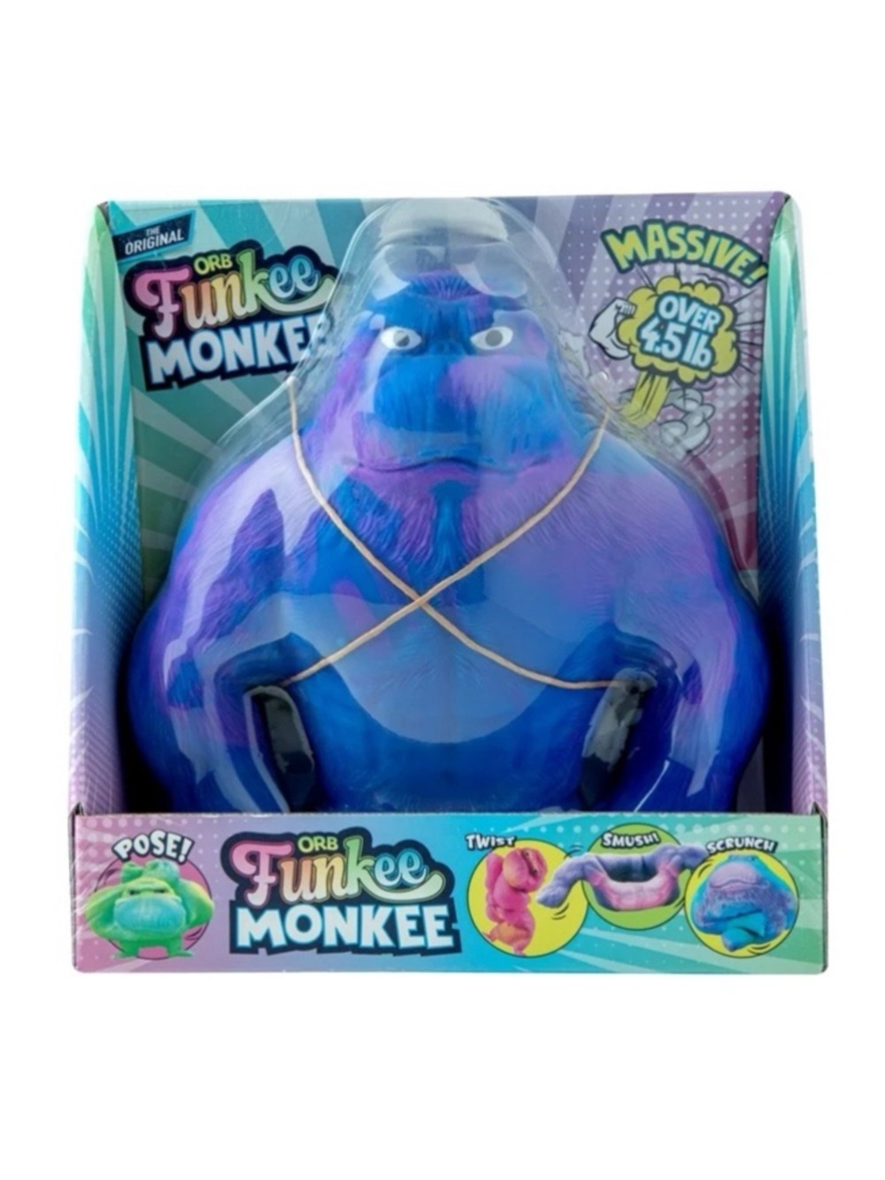 MEGA ORB Funkee Monkee Monkey Squishy Toy XL Gorilla